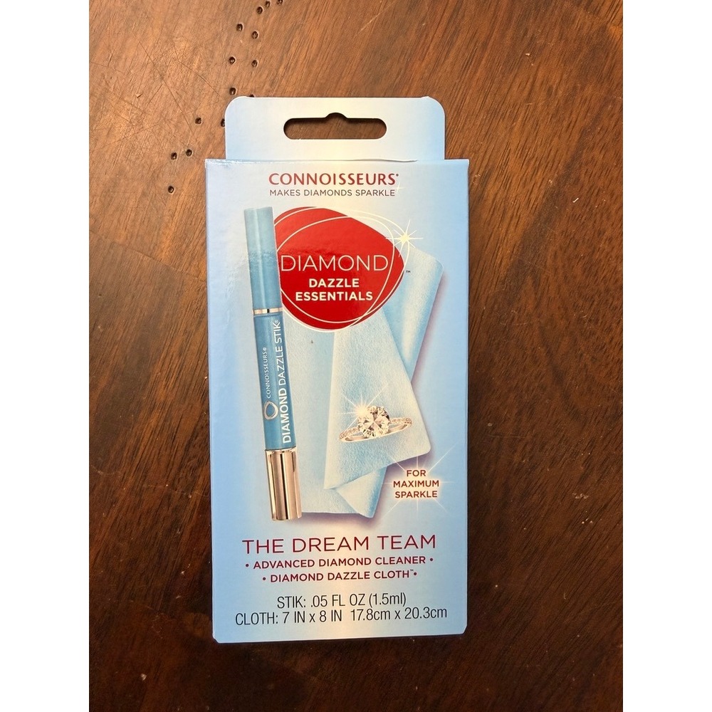 Connoisseurs Diamond Dazzle Essentials Jewelry‎ Cleaning Kit Blue NWT NIB